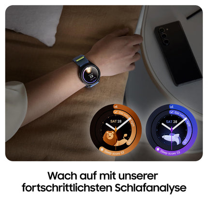 Samsung Galaxy Watch6 Classic Smartwatch, Health Features, Fitness Tracker, Fast-Charging Battery, Bluetooth, 47 mm, Silver, Includes 36-Month Manufacturer's Warranty [Exclusively at Amazon]