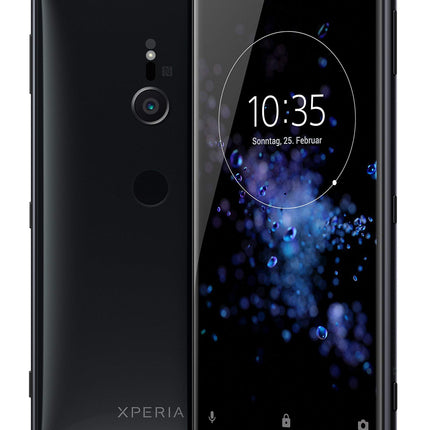 Sony Xperia XZ2 nutitelefon (14,5 cm (5,7 tolli) IPS Full HD+ ekraan, 64 GB sisemälu ja 4 GB muutmälu, kahe SIM-kaardiga, IP68, Android 8.0) vedelmust - saksa versioon