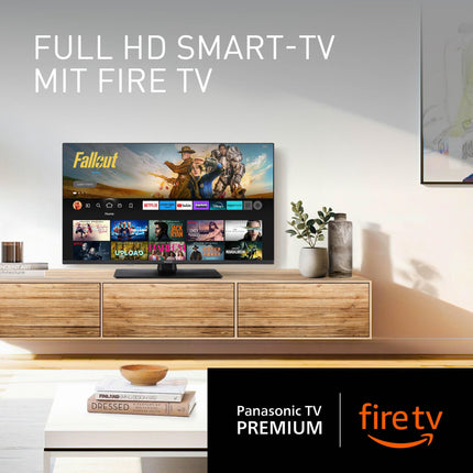 Panasonic TV-40S55AEZ, S55A seeria 40-tolline Full HD LED-nutiteler, 2024, Fire TV, HD värvimootor, HDR, Alexa hääljuhtimine, mängurežiim, meediapleier erakordse visuaalse kogemuse saamiseks.
