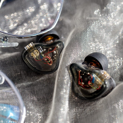 Yinyoo CCZ Melody kõrvasisesed kõrvaklapid, juhtmega kõrvaklapid ilma mikrofonita, kõrvamonitorid, IEM HiFi bass 1DD 1BA-ga, kõrvauimedega, 4N OFC-kaabel muusikutele, lauljatele