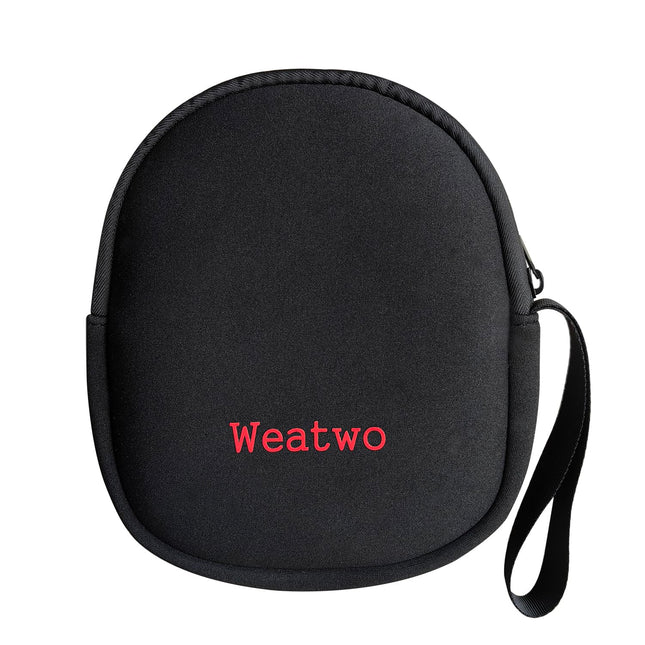 Headphone Case for Foldable Headphones/Neckband Earphones, Headset Storage Earbud Protective Bag, Headphone Bag for Sony, JBL, Beats, Bose, Skullcandy, Plantronics, Sennheiser (Black)