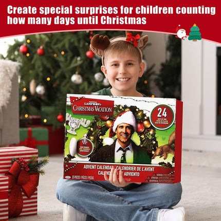 Lampoon's Christmas Vacation Advent Calendar 2024 24 Day Christmas Advent Calendar National Lampoon's Countdown Calendar Accessories Christmas Countdown Calendar Gifts