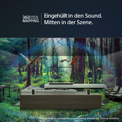 Sony HT-A3000 3.1 ch Dolby Atmos Soundbar for TV, with built-in subwoofer, 360 spatial sound mapping, works with Alexa and Google Assistant