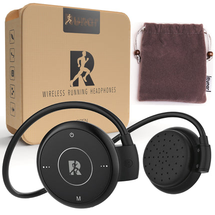Runar - Jooksjate disainitud spordikõrvaklapid - Juhtmevabad Bluetooth V5.0, Kõrvakonksuga kõrvaklapid, Ideaalsed Sportimiseks, Sörkjooksuks, Jõusaali Treeninguks, Maratoniks, Sportkõrvaklapid Jooksmiseks