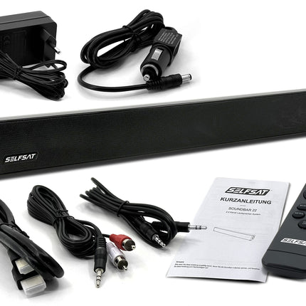 SELFSAT [Test: VÄGA HEA SOUNDBAR 22 (12V heliriba sobib 22-tollistele teleritele) Bluetooth must