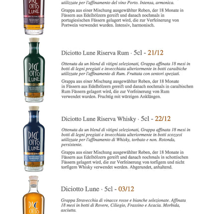 Marzadro advendikalender Marzadro 24 kvaliteetse kange alkoholiga - Distilleria Marzadro (4 x 0,1l ja 20 x 0,05l)