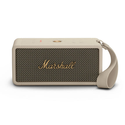 Marshall Middleton Wireless Portable Bluetooth Speaker, Over 20 Hours of Portable Playtime, IP67 Waterproof – Cream