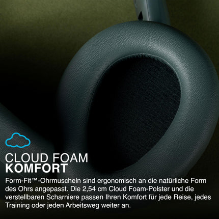 JLab JBuds LUX ANC nutikad mürasummutavad kõrvaklapid - kõrvapealsed Bluetooth-juhtmevabad kõrvaklapid mikrofoni ja aktiivse mürasummutusega, üle 70 tunni mänguaega, kokkupandavad Bluetooth-kõrvaklapid, Sage
