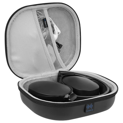 Geekria Headphone Case, Compatible with Skullcandy Crusher ANC, Crusher Evo, Hesh ANC, Hesh Evo Headphones, Replacement Protective Hard Shell Travel Carrying Case