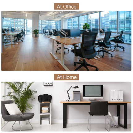 sourcing map 50mm ABS Desk Cable Hole Cover Grommet Hole Cover for Office Computer Desk Wire Organizer Black 4 Pack