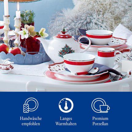 Villeroy &amp; Boch – Toy's Delight jug with lid, Christmas teapot, coffee pot, Christmas decoration, Christmas decorations, Christmas tree premium porcelain