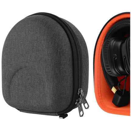 Geekria Headphone Case for Marshall Major, Major II, Major III, Monitor Bluetooth Wireless Over-Ear Headphones, Protective Bag for Headset Case, Hard Carrying Case