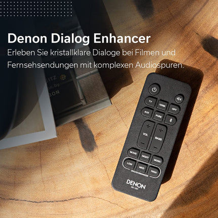 Denon DHT-S217 2.1 heliriba Dolby Atmose, sisseehitatud subwooferi, Bluetoothi, 4K UHD ja HDMI ARC-iga, must