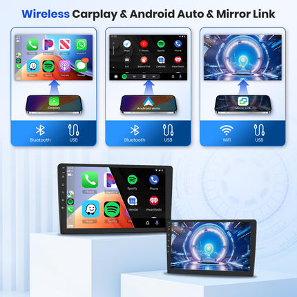 2G+64G Android autoraadio Suzuki SX4 2006-2013 FIAT Sedici 2005-2014 jaoks koos Carplay Android Auto, Rimoody 9-tollise 2.5D puutetundliku ekraaniga autoraadio GPS-navigatsiooniga Bluetooth FM RDS WiFi EQ tahavaatekaamera