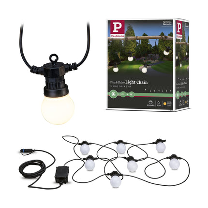 Paulmann 941.65 välistingimustes kasutatav Plug &amp; Shine valguskett IP 3000K 7x5lm 24V 94165 valgusriba välisvalgusti D
