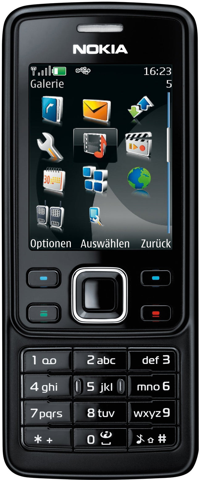 Nokia 6300 must (Edge, GPRS, 2 MP kaamera, muusikapleier, Bluetooth, korraldaja) mobiiltelefon