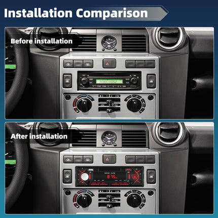 Ühe DIN-iga autoraadio, Bluetooth-vabakäevarustusega FM-raadio, 1 DIN-i LCD-ekraaniga digitaalne auto MP3-mängija, lisaaudio / 2 USB-sisendit, kiirlaadimine ja puldiga
