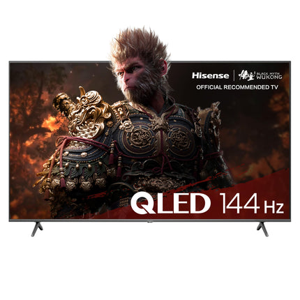 Hisense 65E7NQ Pro 164 cm (65-tolline) televiisor, 4K UHD, QLED, nutiteler, Total HDR, Dolby Vision IQ Atmos, 144 Hz (VRR), HDMI 2.1, mängurežiim PRO, kolmekordne tuuner, sisseehitatud Alexa, tumehall, [2024]