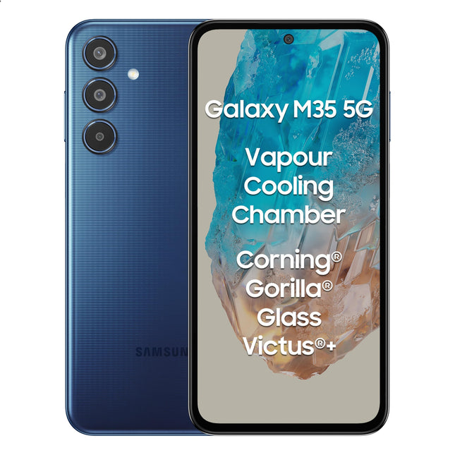 Samsung Galaxy M35 5G 6GB/128GB tumesinine kahe SIM-kaardi pesa SM-M356B