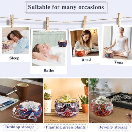 BEYAOBN Scented Candle Set Flower Aroma Candles 9 Piece Gift Set, Scented Candle Set, Natural Soy Wax Aromatherapy Candles Christmas Candles for Mother Bath Birthday Yoga Anniversary Women Gifts