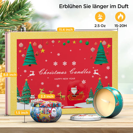 Primevolve lõhnaküünalde kinkekomplekt 12 tükki 2,5 oz, sünnipäevakingitus naistele, kingitused naistele, isikupärastatud kingitused jõuludeks, aastapäevaks, vanniks, joogaks, väikesed kingitused naistele