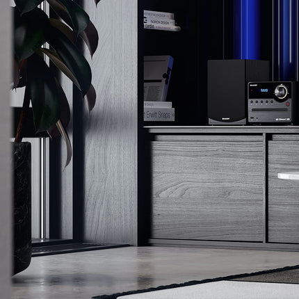 SHARP XLB517DBK mikrohelisüsteem 45W (digitaalraadio DAB, DAB+ ja FM-raadioga, Bluetooth, USB, CD, MP3), must