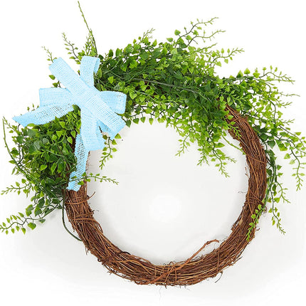 Rattan Wreath Wall, 3Pcs Willow Wreath Natural, Decorative Wreath Natural, Christmas Wreath Rattan, Door Wreath Rattan, Decorative Wreath Hanging, Door Wreath Wooden Wreath DIY for Table Decoration Wall Decoration Christmas Halloween, 10/20/30cm