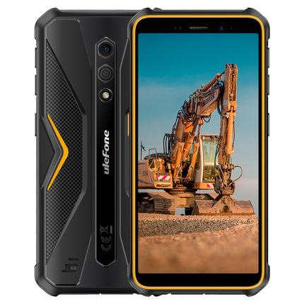 Ulefone Android 13 4G Outdoor Smartphone, Armor X12 – 6GB+32GB, 5.45" IP68 IP69K Rugged Phone Unlocked, Dual SIM+SD 3 Card Slots, 13MP Underwater Camera, Glove Mode, GPS NFC Orange