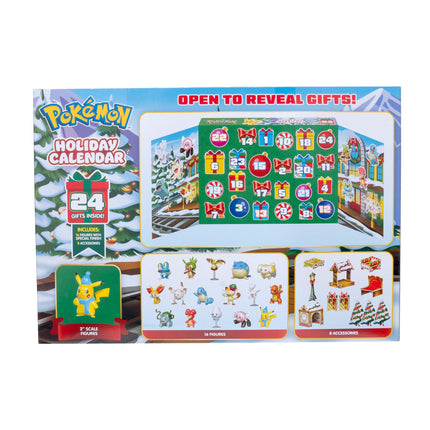 Pokémon PKW3623 - lahingufiguuri advendikalender 2024, ametlik Pokémoni kalender 24 üllatusega, vanuses 4 ja vanemad