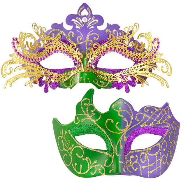 MYSEUNI karnevalimask naistele ja meestele, Veneetsia karnevalimask, läikivate kividega mask, peomaski komplekt, Mardi Gras
