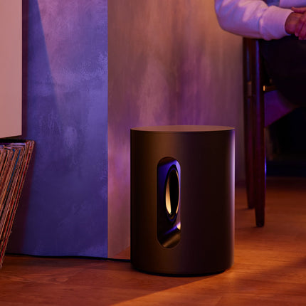 Sonos Sub Mini kompaktne subwoofer, muljetavaldav bass, tasakaalustatud heli, reguleeritav ekvalaiser, 2 D-klassi võimendit, Trueplay - must.