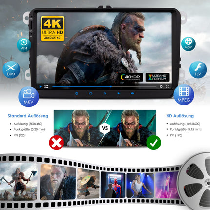 NEOTONE WRX-990A Android 10 autoraadio VW | Skoda | Seat | 4 GB RAM | 32 GB ROM | Satelliitnavigatsioon Euroopa kaartidega | 9-tolline | DAB+ tugi | USB | Wi-Fi | Bluetooth | MirrorLink | RDS | OBDII tugi