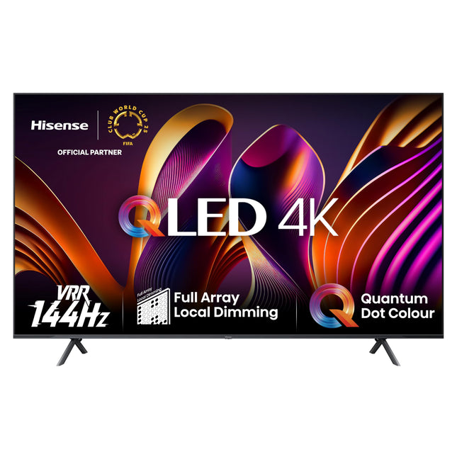 Hisense 85E7NQ Pro 215 cm (85-inch) TV, 4K UHD, QLED, Smart TV, Total HDR, Dolby Vision IQ Atmos, 144Hz (VRR), HDMI 2.1, Game Mode PRO, Triple Tuner, Alexa Built-In, Dark Gray, [2024]