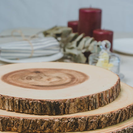 ARTESA KitchenCraft naturaalsest puidust juustulaud/serveerimisvaagen koorekarva servaga, 25 cm (10") - ümmargune, pruun, 21 cm (8")