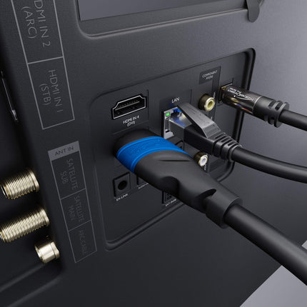 KabelDirekt – 8K ja 4K HDMI-kaabel – 5x 0,25m – Saksamaal disainitud – igale HDMI-kaabliühendusele (10K, 8K@60Hz ja 4K@120Hz, kiire HDMI 2.1 Ethernetiga, Blu-ray, PS5, Xbox Series, Switch)