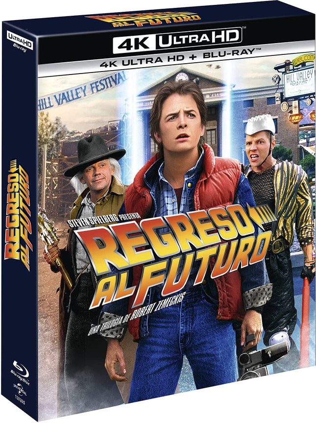Regreso al Futuro 1-3 (4k Ultra-HD + blu-ray + blu-ray lisad)