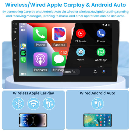 2G+64G Android autoraadio 2 DIN Peugeot 308/408 2007-2013 juhtmevaba Apple Carplay Android Auto Navi GPS WiFi 9-tolline autoraadio peegliühendusega Bluetooth FM/RDS DAB/OBD/DVR/HiFi tahavaatekaamera