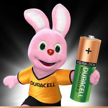Duracell 4-hour, 1-count charger &amp; Ultra HR6DX1500 low-discharge batteries (2500mAh) 4-pack