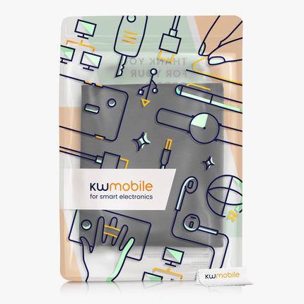 kwmobile 24" välistingimustes kasutatav teleriümbris - teleriümbrise ekraanikaitse - ilmastikukindel kaitseümbris - must