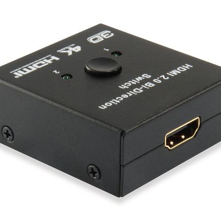 Equip 332723 kahesuunaline HDMI-lüliti HDMI 2-pordiline jaotur/lüliti