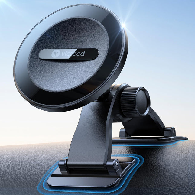 VICSEED 2025 for Magsafe Car Mount for All Cars Cell Phone Holder Car Magnet [Strong Magnet with 20 x N55] Car Cell Phone Holder for iPhone 16 15 14 13 12 Pro Max Samsung S24 S23 Ultra etc.