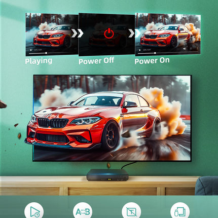 HDMI DVD-mängija telerile, kõikide piirkondade tasuta DVD-mängija karaokeportide ja USB-sisendiga, PAL/NTSC-ühilduvus, kodune CD-mängija HDMI- ja RCA/AV-kaablitega