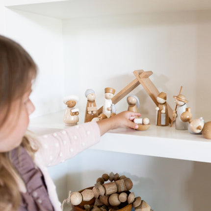HABA - Wooden Nativity Scene Christmas Decoration Ref. 304685