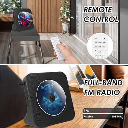 Lauaarvuti CD-mängija Bluetooth-saatjaga, kaasaskantav CD-mängija kõlarite ja taimeriga, CD-raadiomängija AUX/USB-pordiga, tolmukate, LCD-ekraan, K-popi muusikaalbumite kaugjuhtimispult