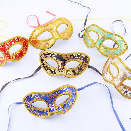 DesignerBoxi maskikomplekt (14 osa) Veneetsia stiilis poolmaskid peolistele, karnevalihuvilistele, cosplay' osalejatele, ürituste külastajatele ja lavaesinejatele.