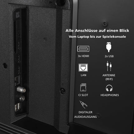 Toshiba 55QV2363DAW 55-tolline QLED-teler/VIDAA nutiteler (4K UHD, HDR Dolby Vision, kolmekordne tuuner, Bluetooth, Dolby Audio)