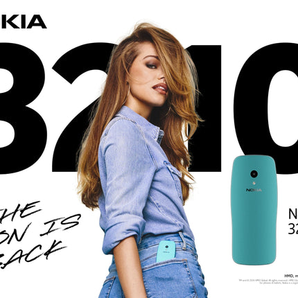 Nokia 3210 4G kahe SIM-kaardiga telefon, must
