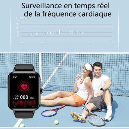 Blackview R30 - Smartwatch Fitness Watch - 1.83-inch Display - +100 Training Modes - Notifications &amp; Call Management - 7-Day Battery Life - Pink