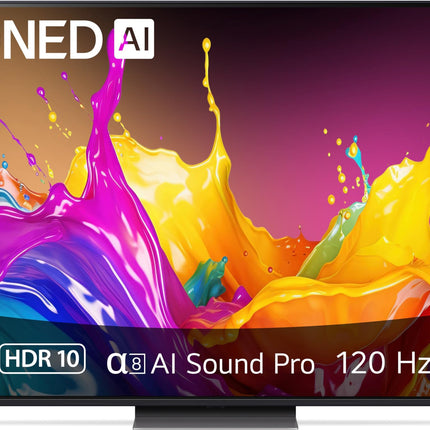 LG 86QNED86T6A TV 86" (218 cm) QNED TV (α8 4K AI processor, webOS 24, HDR10, up to 120Hz) [Model year 2024]