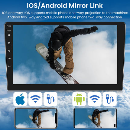 2G+64G Android autoraadio 2 DIN VW Magotan/CC Passat B7/B6 2010-2015 koos Apple Carplay, Android Auto Navi, GPS, WIFI, 10,1-tolline autoraadio peegliühendusega, Bluetooth, FM/RDS, DAB/OBD/DVR/SWC tahavaatekaamera